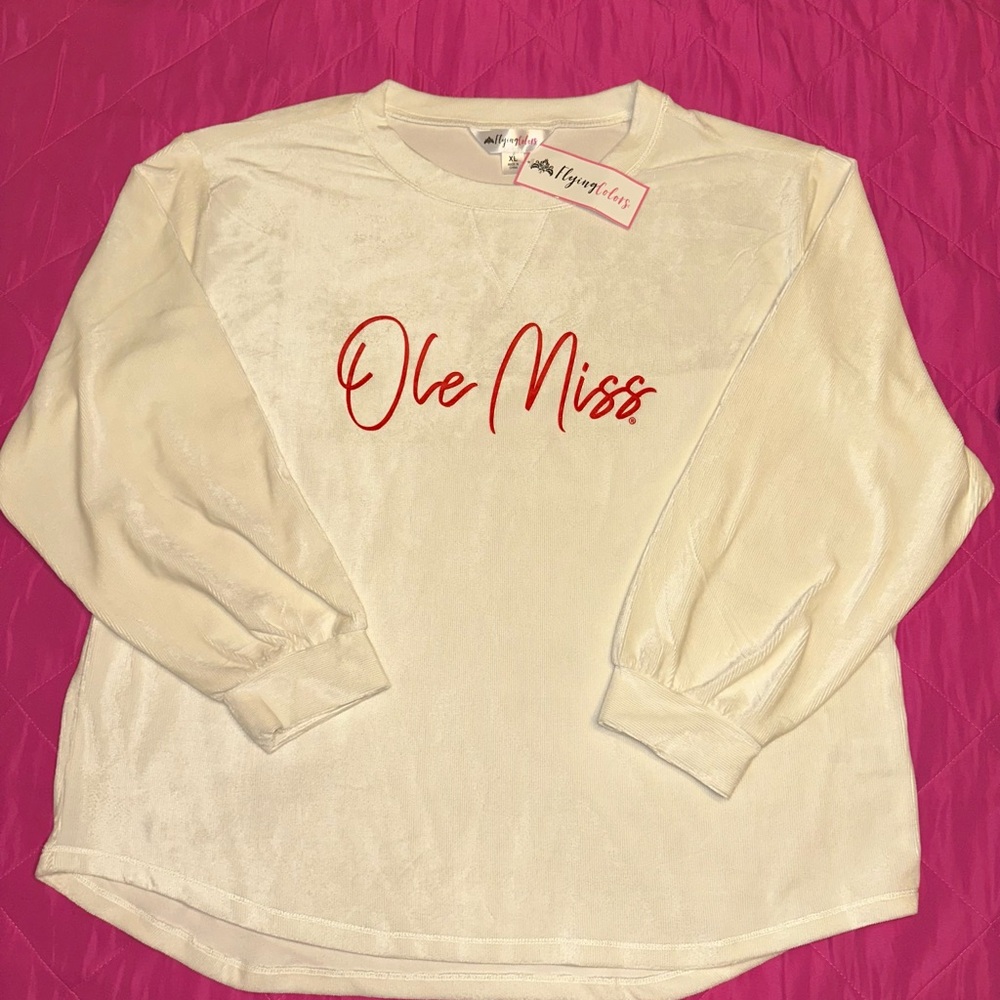 Flying Colors Cream Sweatshirt